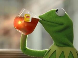Kermit Sipping Tea